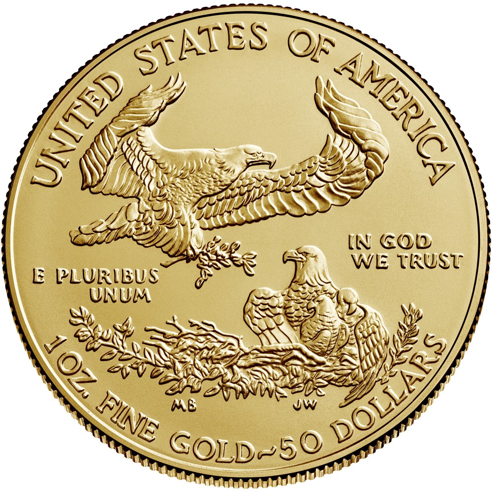 1oz $50 Gold American Eagle Collectible Coin (Random Year)