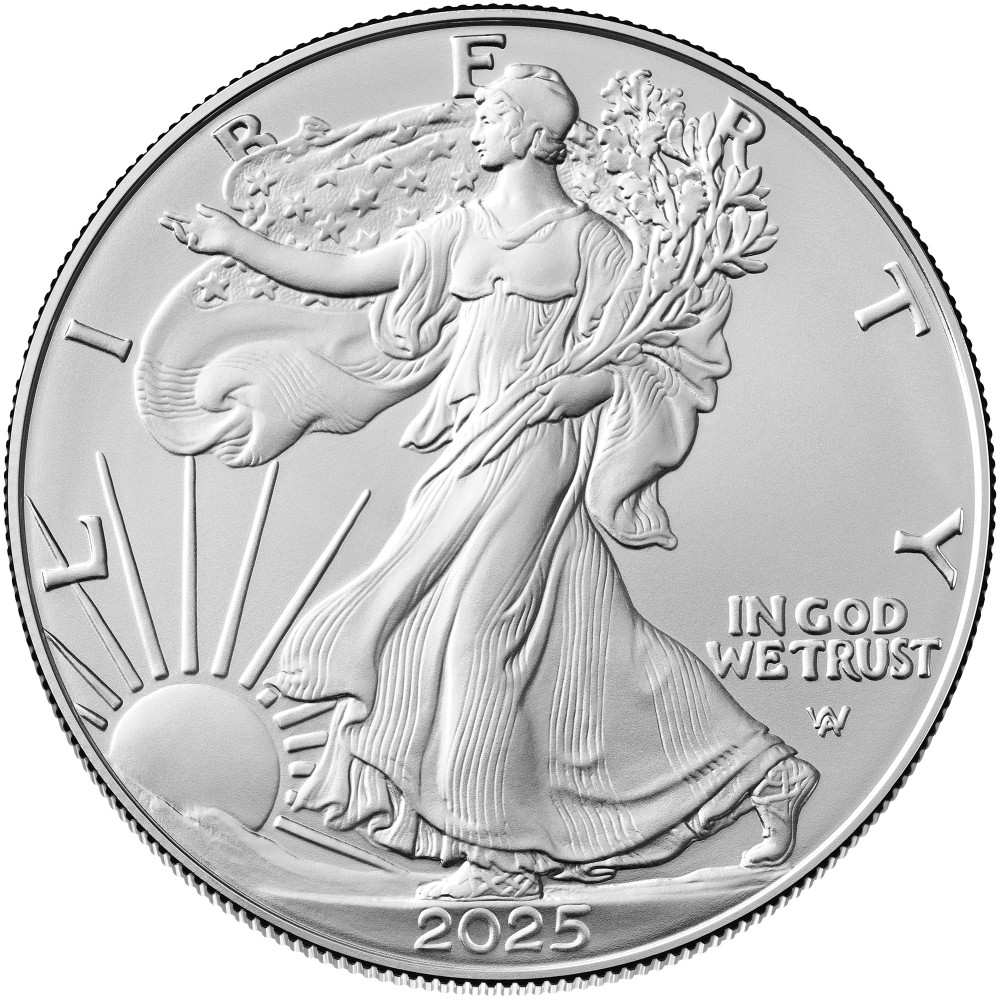 2025 1oz Silver $1 American Eagle Collectible Coin (BU)