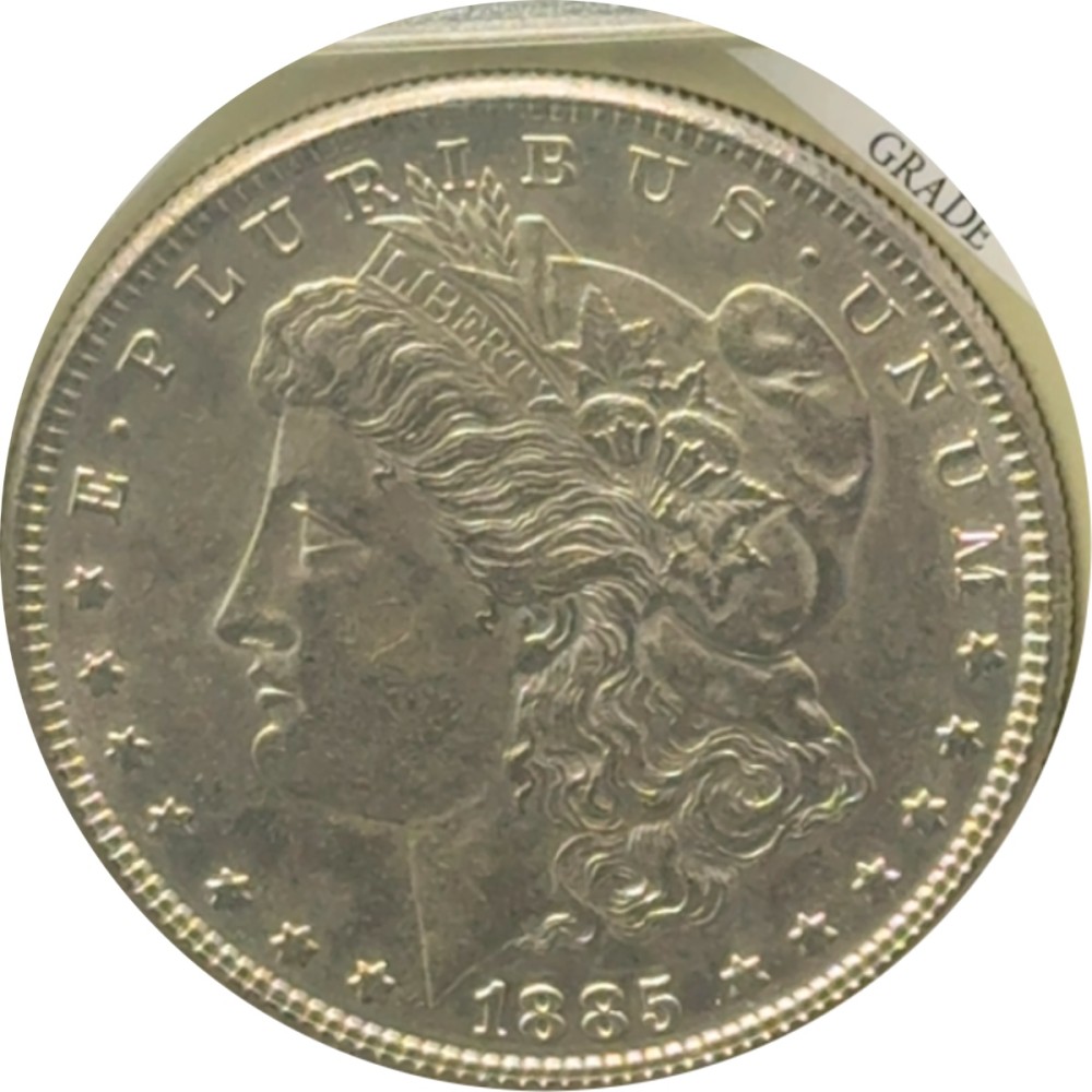 1885 Morgan Dollar AU55