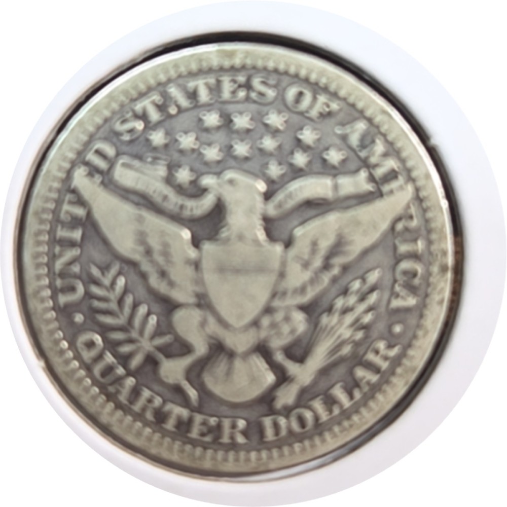 1908 Barber Quarter G6 photo 2