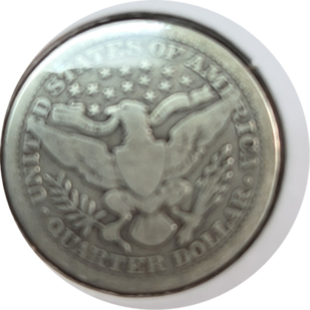 1908 Barber Quarter G4 photo 2