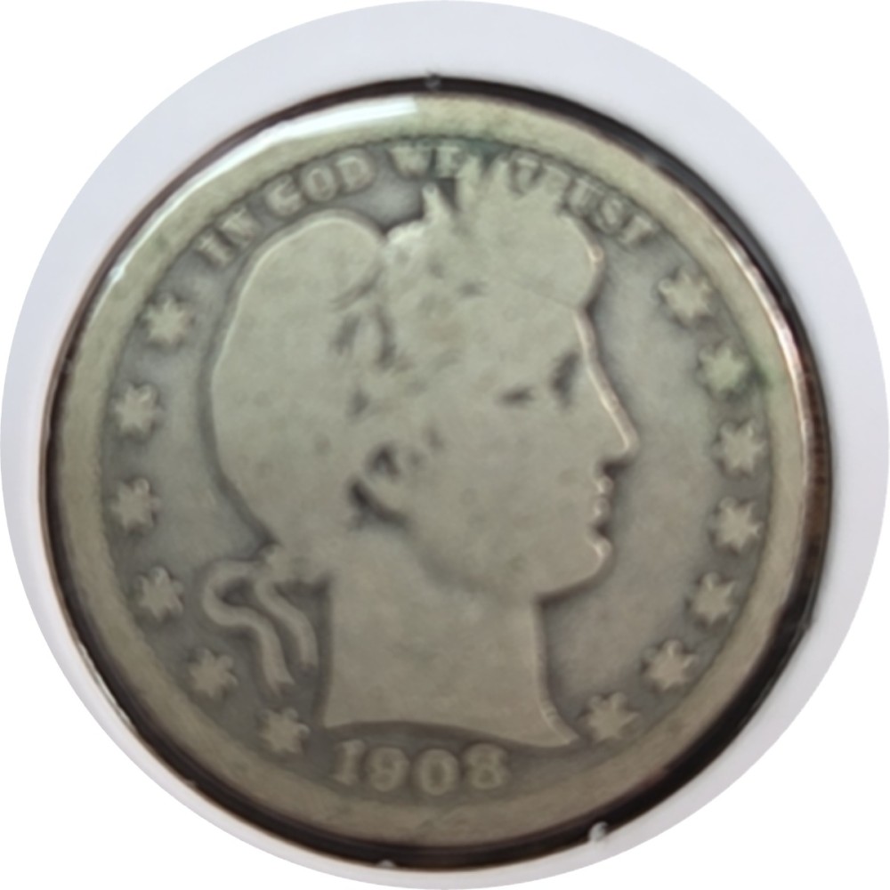 1908-D Barber Quarter G4