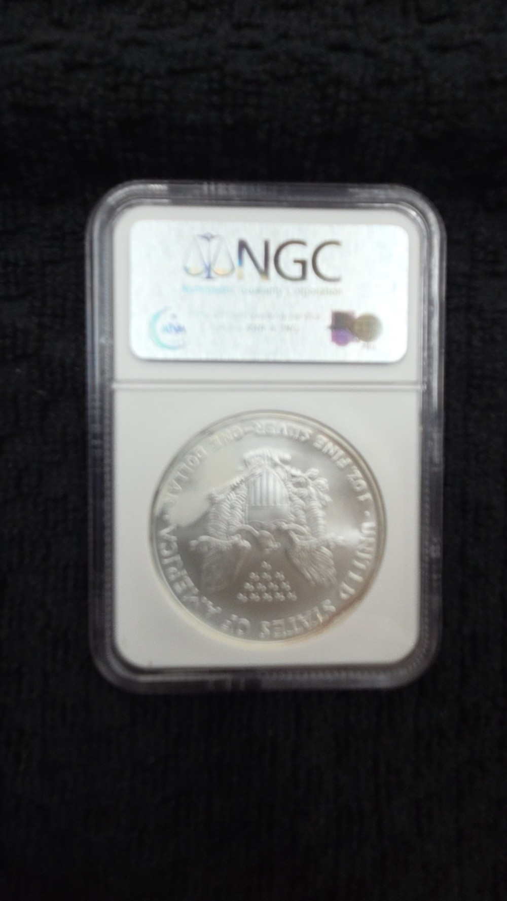 2005 American Silver Eagle MS69 photo 2