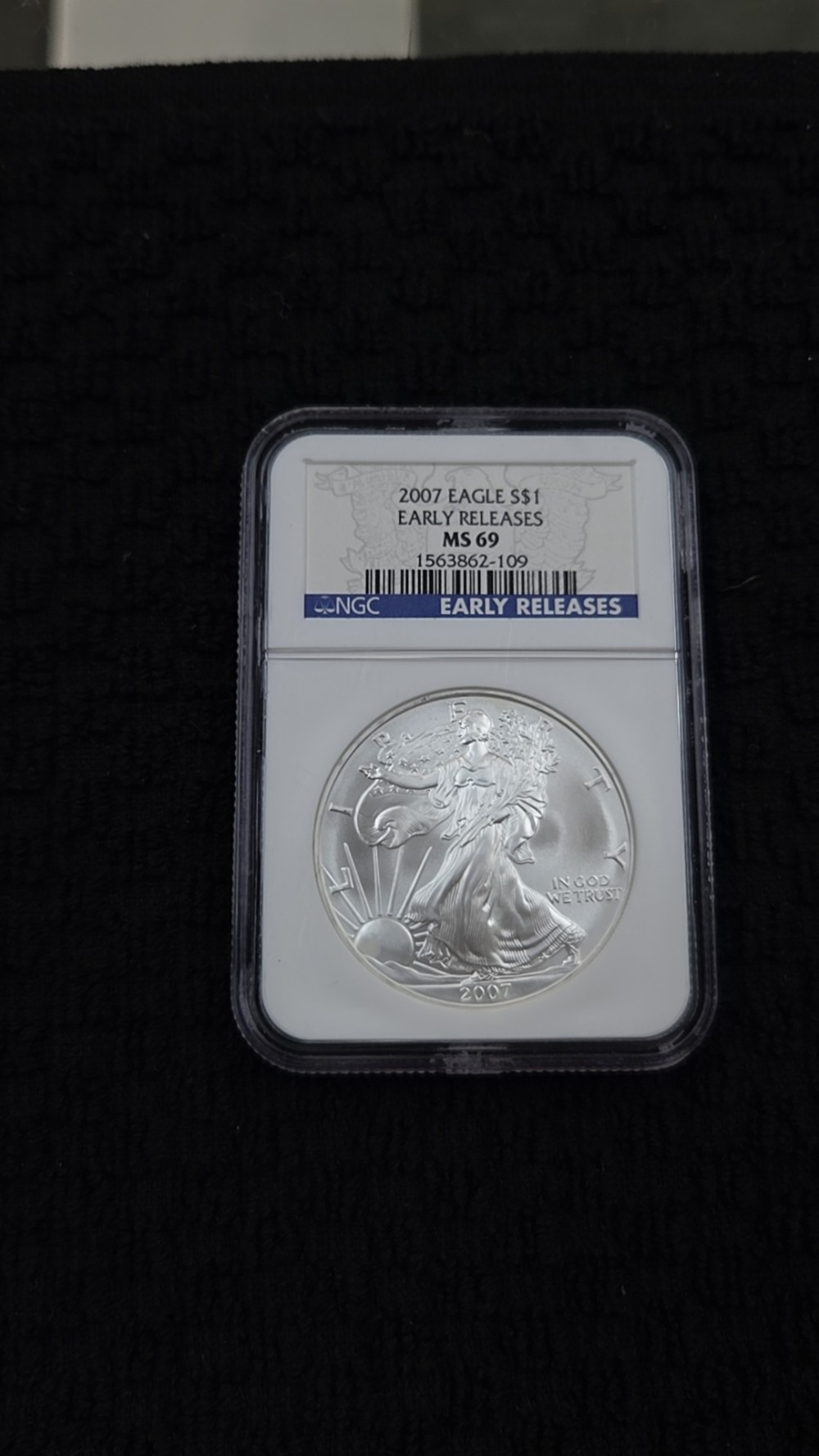 2007 American Silver Eagle PR69