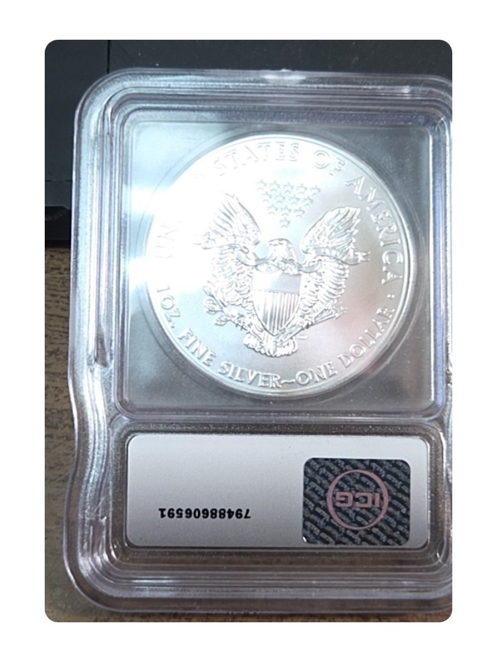 2014 American Silver Eagle MS70 photo 2