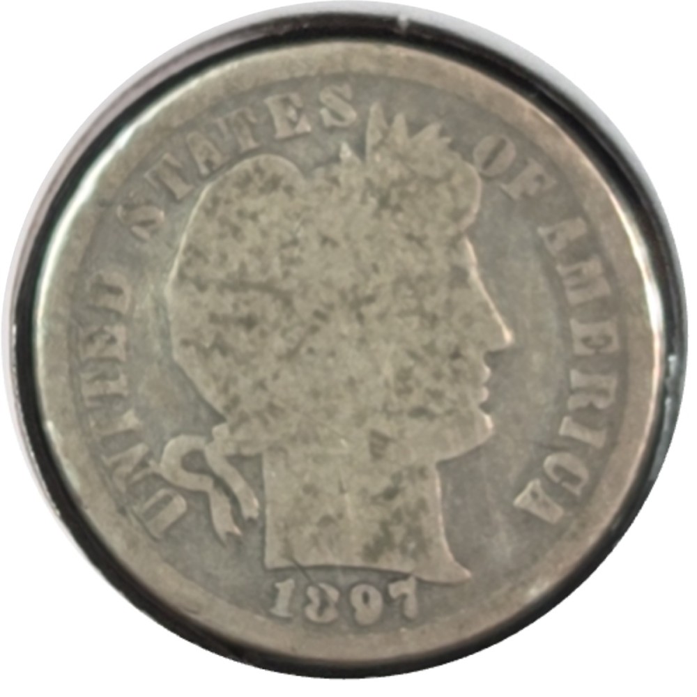 1897 Barber Dime AG3