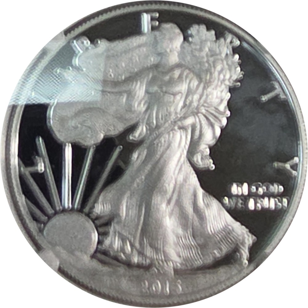 2013-W American Silver Eagle, Reverse Proof PR photo 2