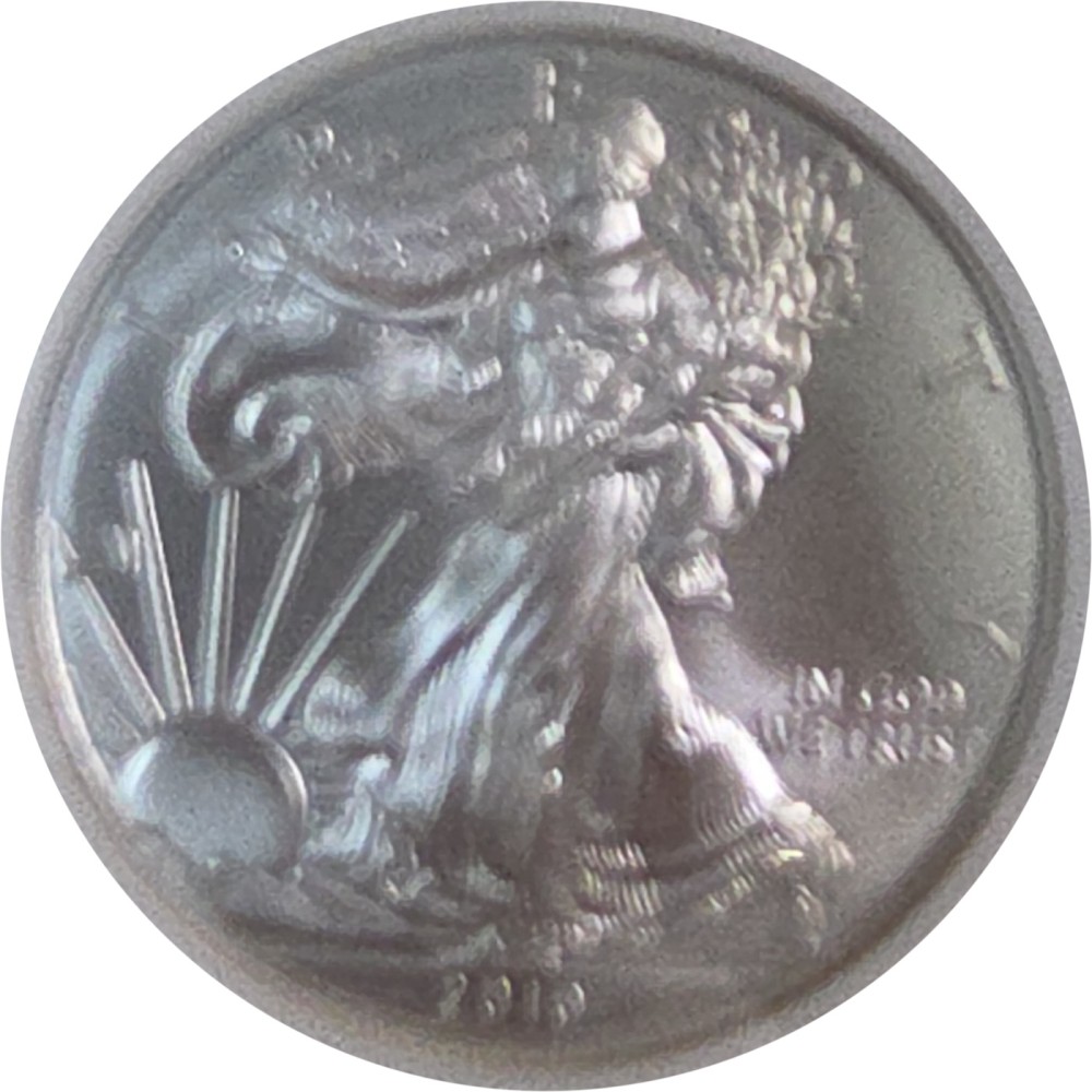 2010 American Silver Eagle MS70 photo 2