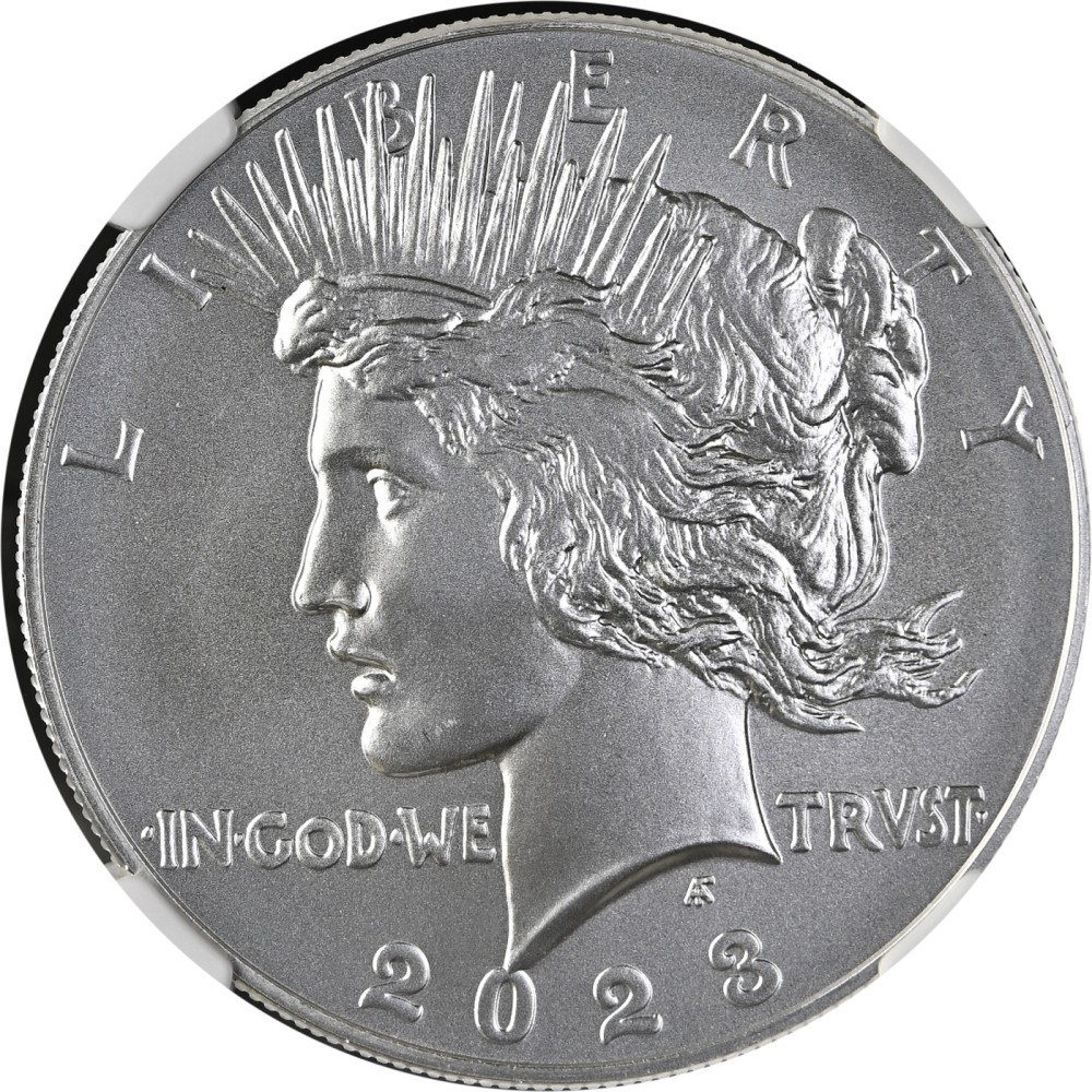 2023 Peace Dollar MS70 photo 2