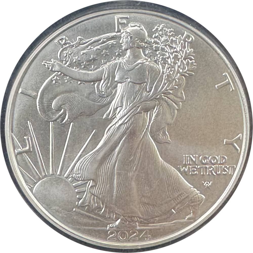 2024 American Silver Eagle MS70 photo 2