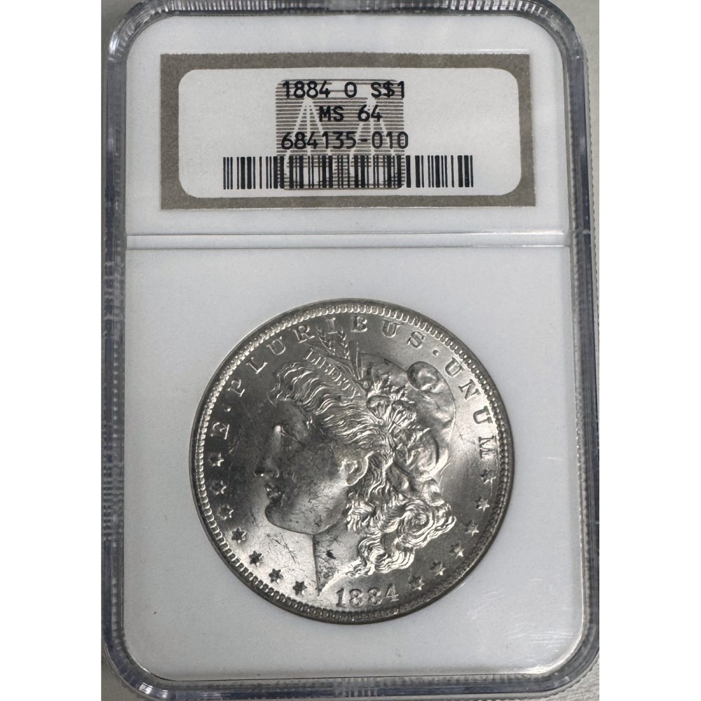 1884-O Morgan Dollar MS64