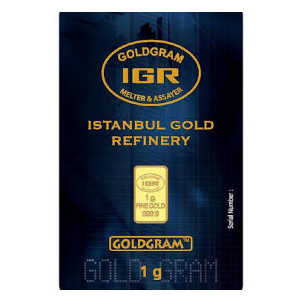 1g Gold IGR Bar in Assay