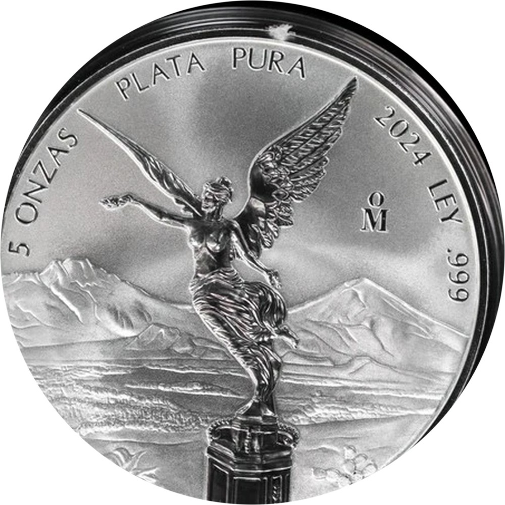 2024-MO Mexico Silver Libertad 5oz Reverse Proof