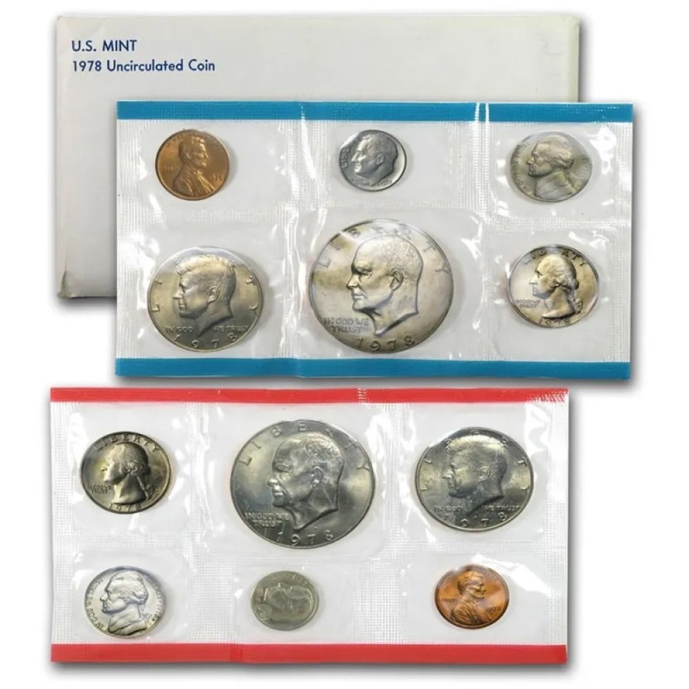 1978 Mint Set, 12 Coins