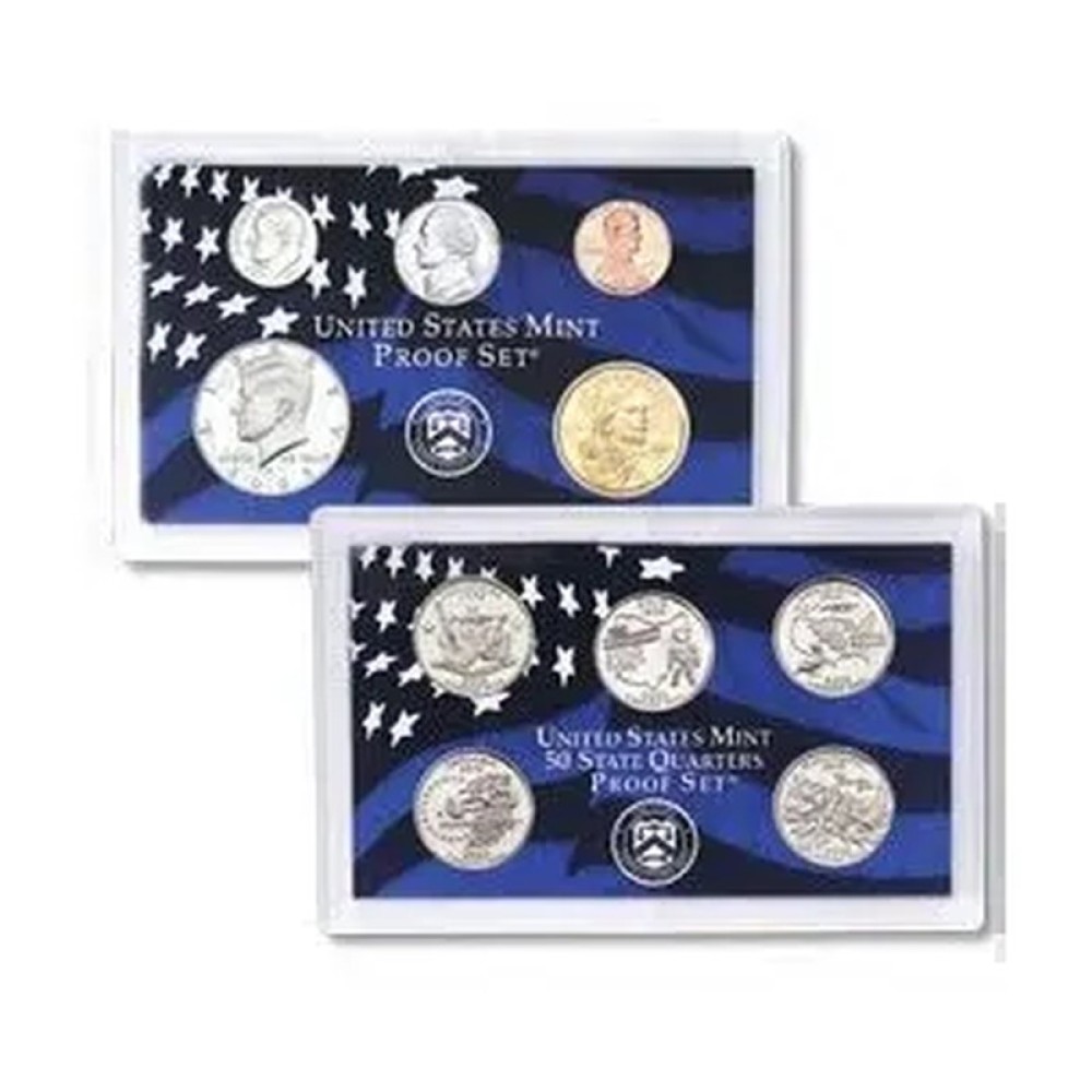 2002-S Proof Set - Clad, 10 Coins PR