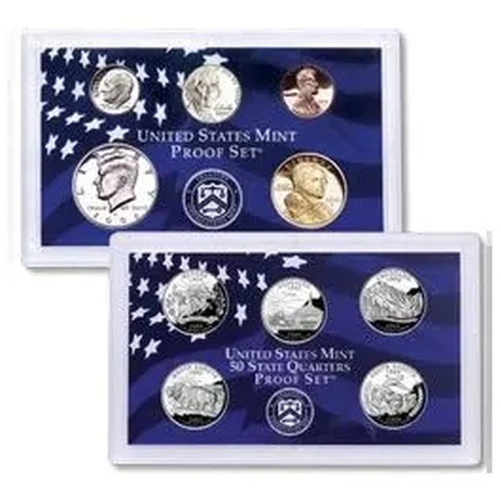 2006-S Proof Set - Clad, 10 Coins PR