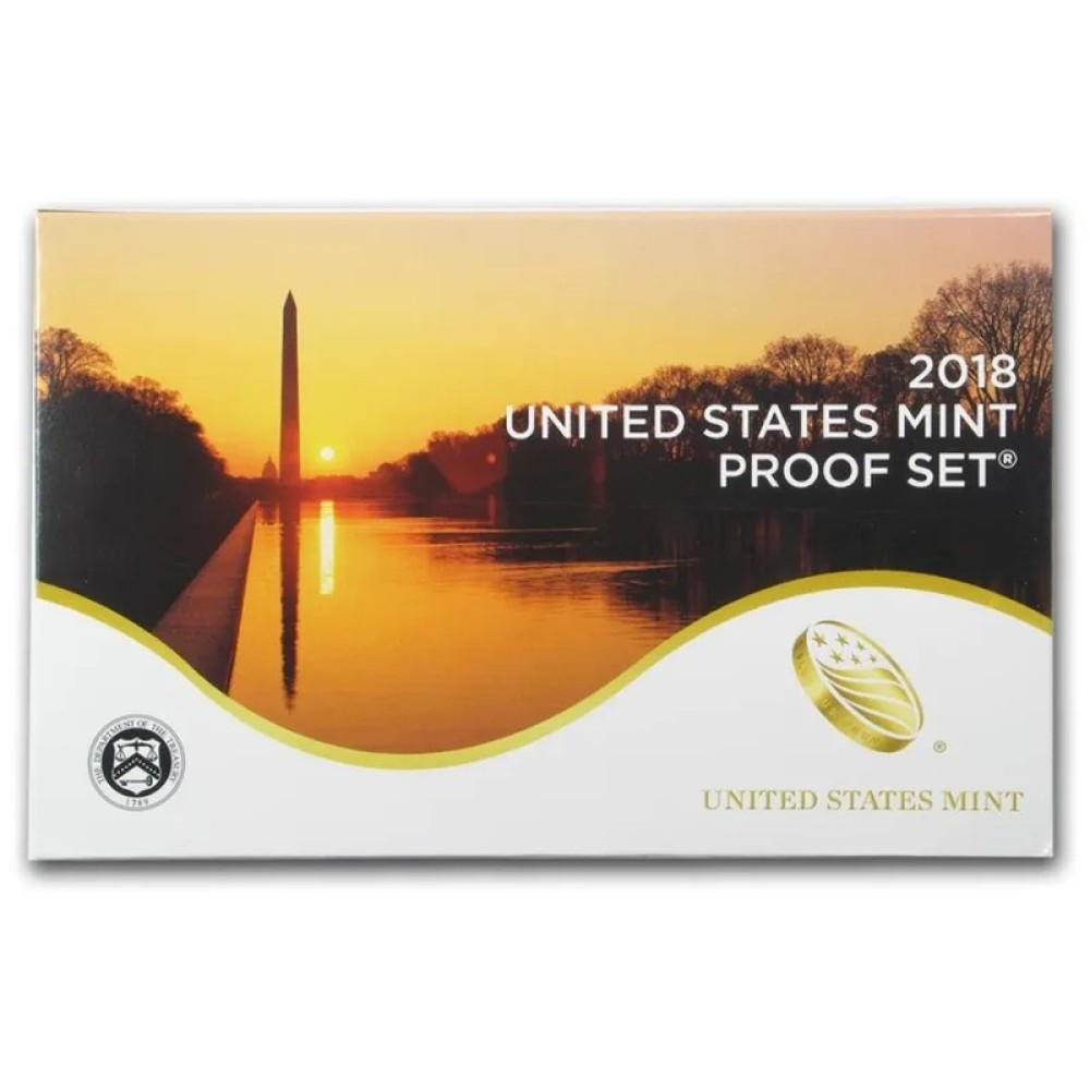 2018-S Proof Set - Clad, 10 Coins PR