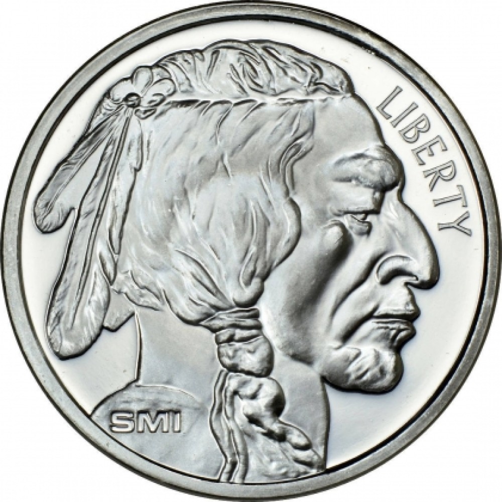 Sunshine Mint Silver Buffalo Round