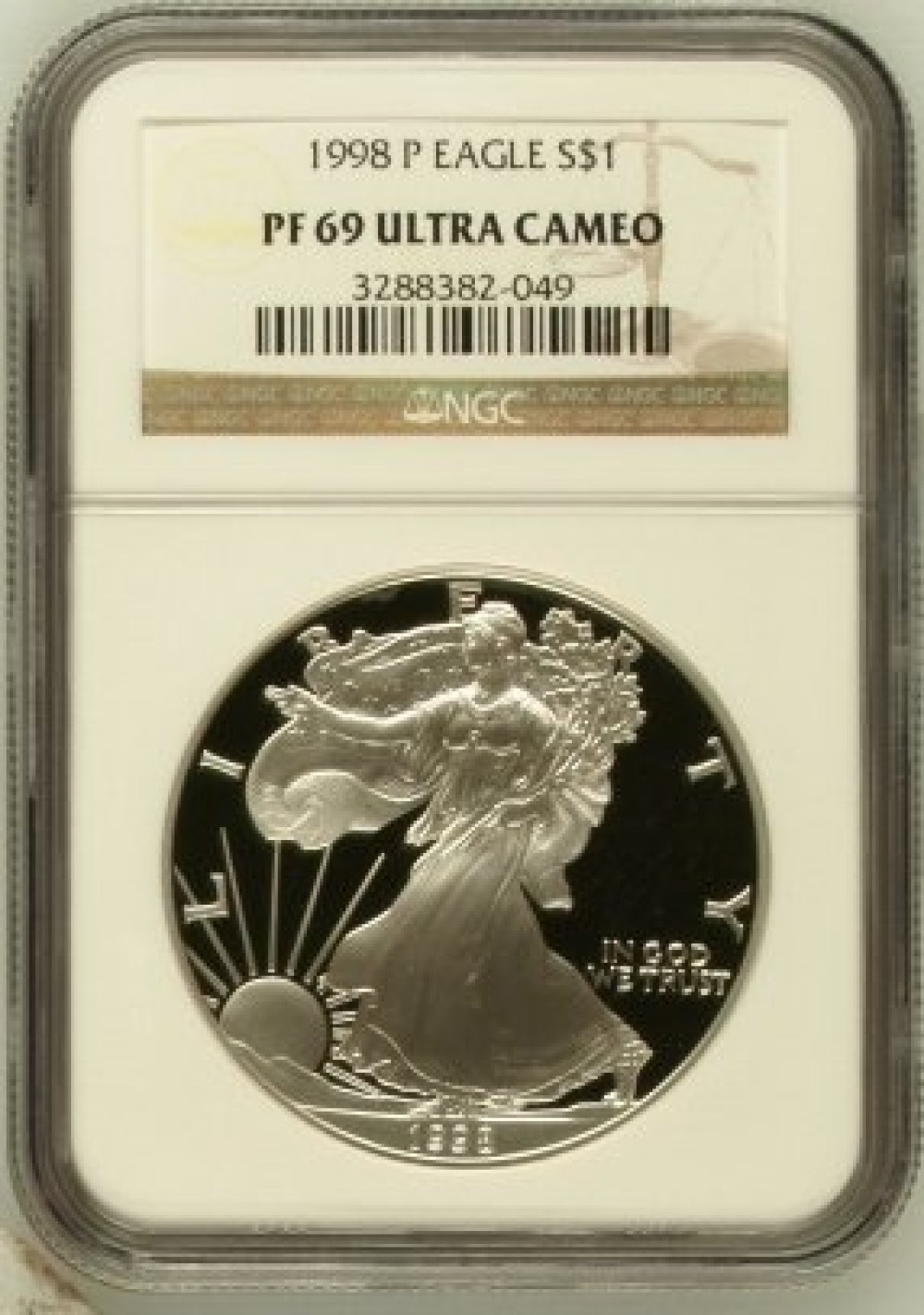 1998-P American Silver Eagle Proof PF69 UC