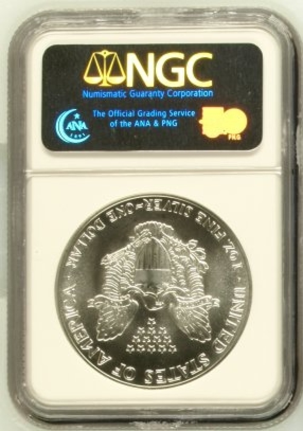 1987 American Silver Eagle MS69 photo 2