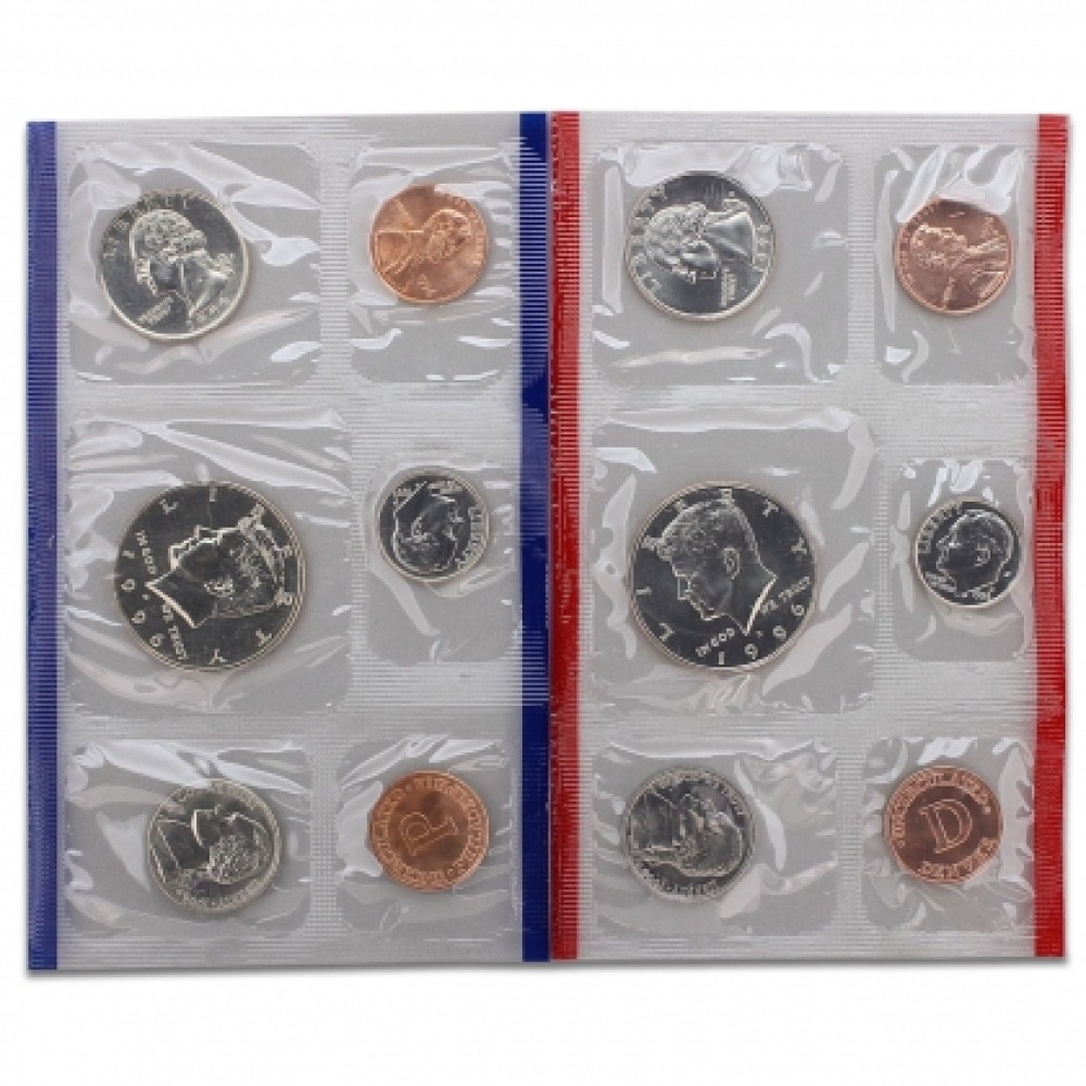 1996 Mint Set  (10 coins) Uncirculated