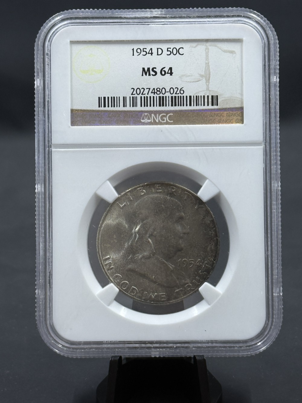 1954-D Franklin Half 