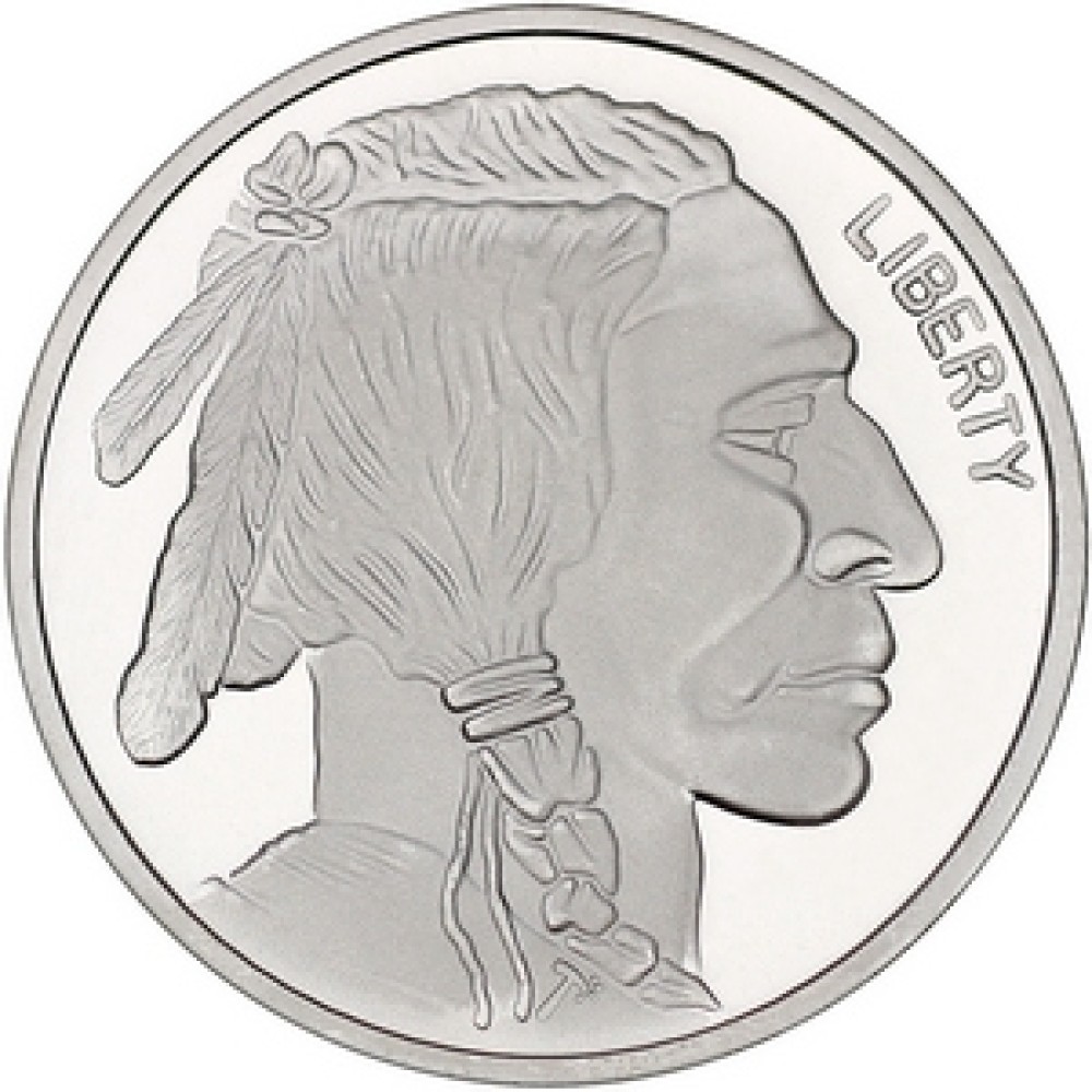 1oz Buffalo Silver Rounds (No Date)