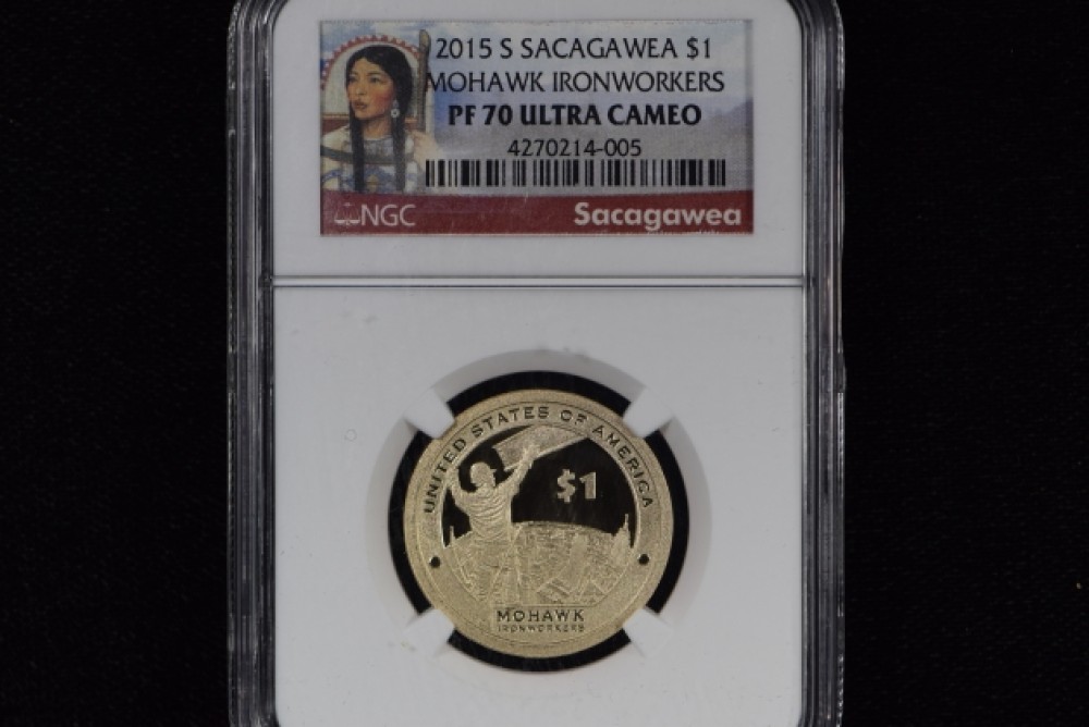 2015-S Sacagawea Mohawk Ironworkers PF70 UC