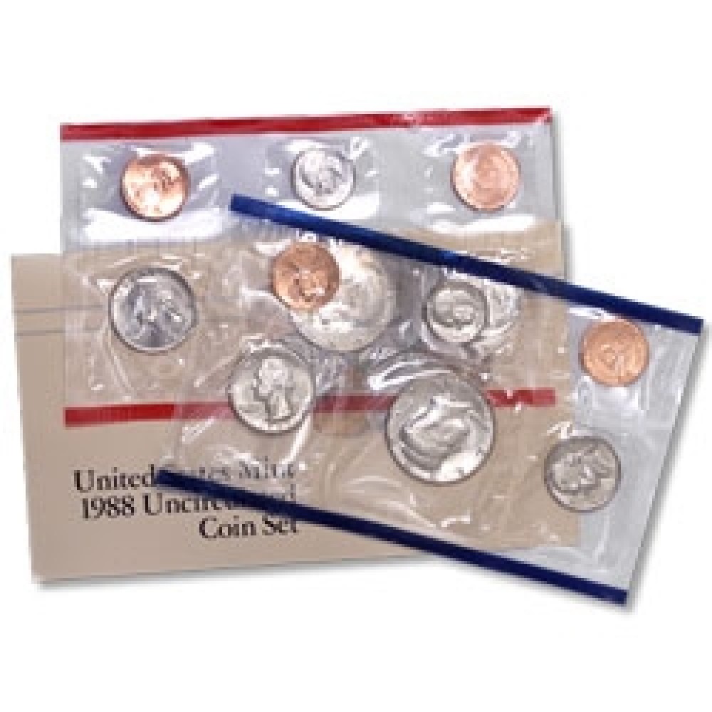 1988 Mint Set (10 coins) Uncirculated