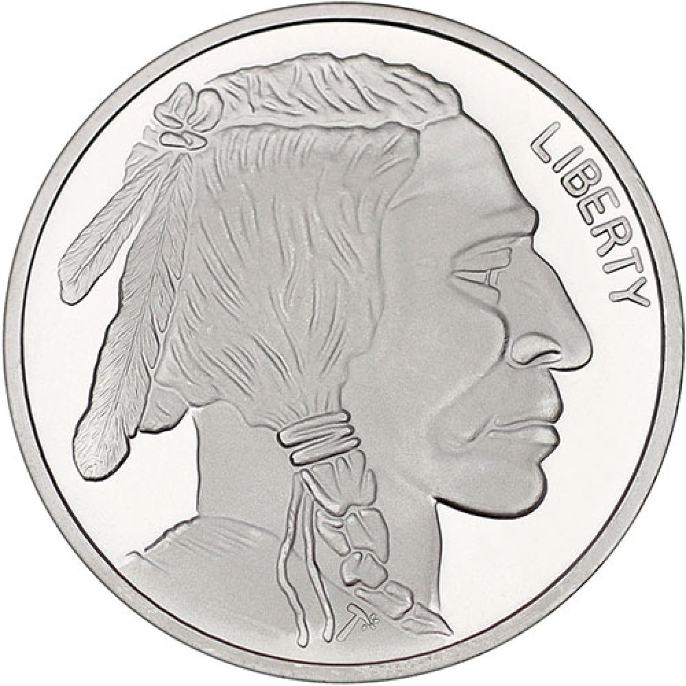 1oz Silver Buffalo Round (New)