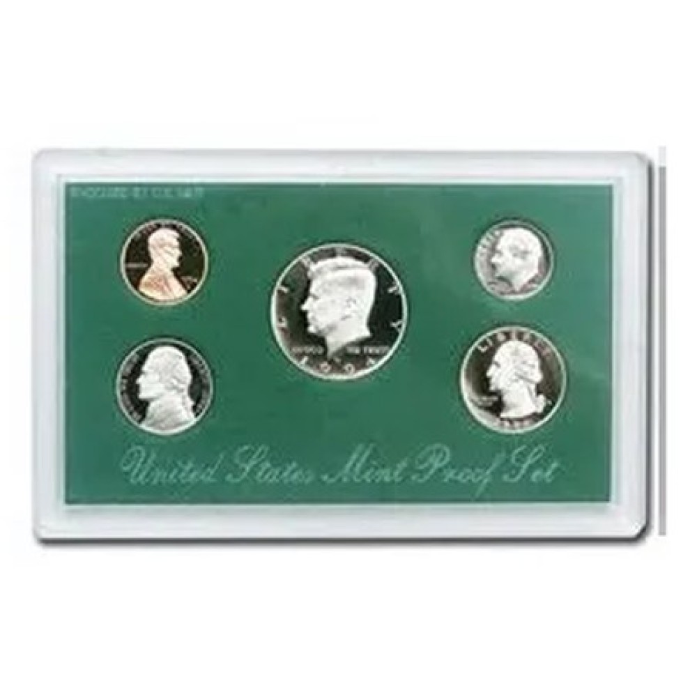 1994-S Proof Set - Clad, 5 Coins PR Ungraded