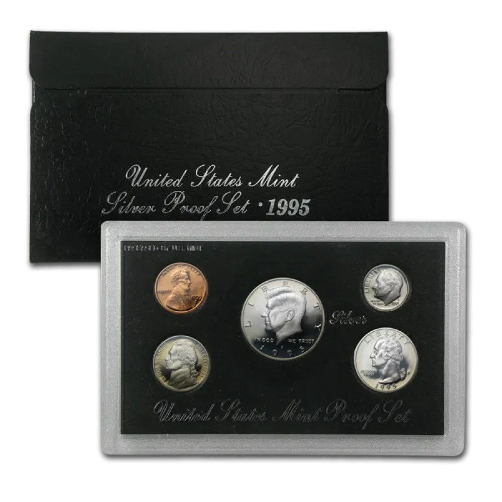1995-S Proof Set - Silver Proof Set, 5 Coins PR Ungraded