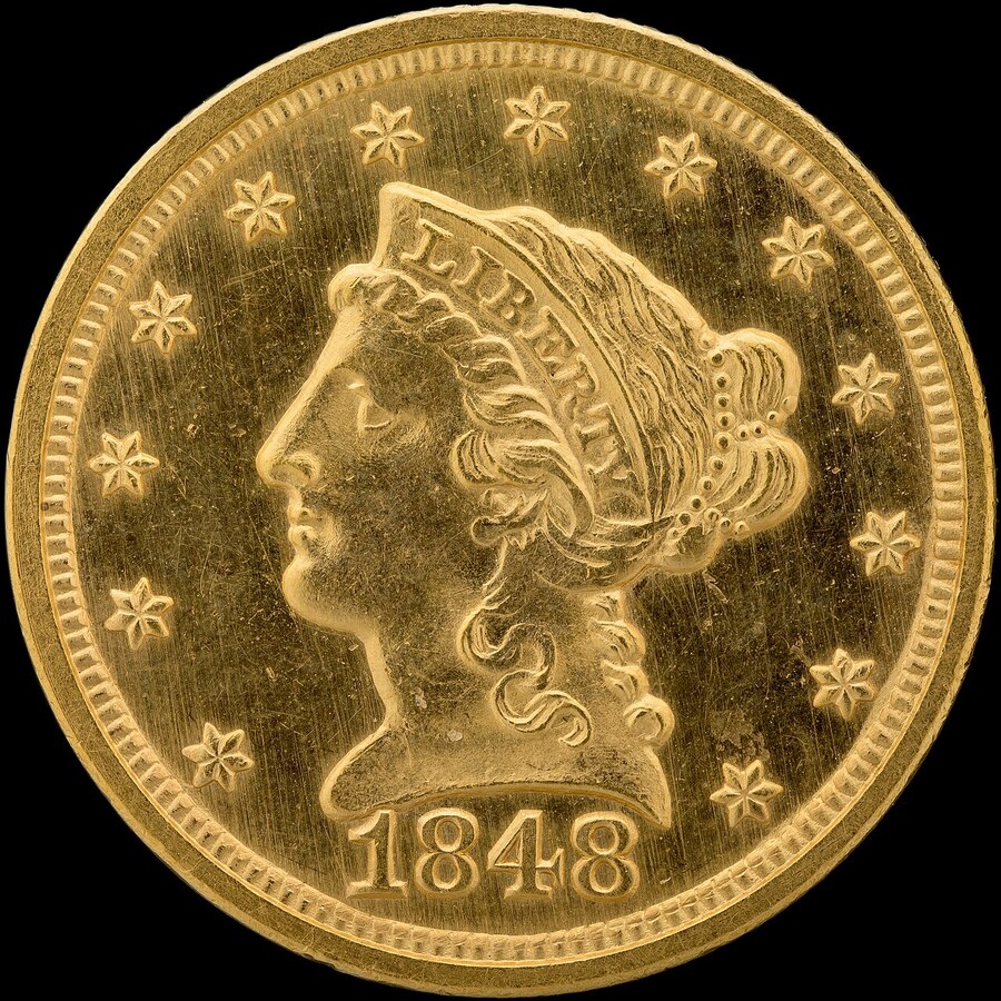 1848 CAL Liberty $2.50 Quarter Eagle