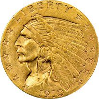 Indian Head $2.50 (1908-1929)