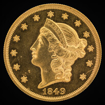 Liberty Head $20 Double Eagle Type 1 (1850-1866)