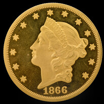 Liberty Head $20 Double Eagle Type 2 (1866-1876)