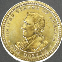 Lewis and Clark Exposition $1 (1904-1905) reverse, 