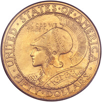 Panama-Pacific Round $50 (1915)