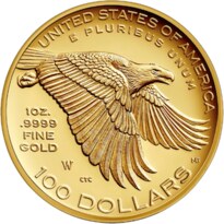 American Liberty 225th Anniversary $100 (2017) reverse, 